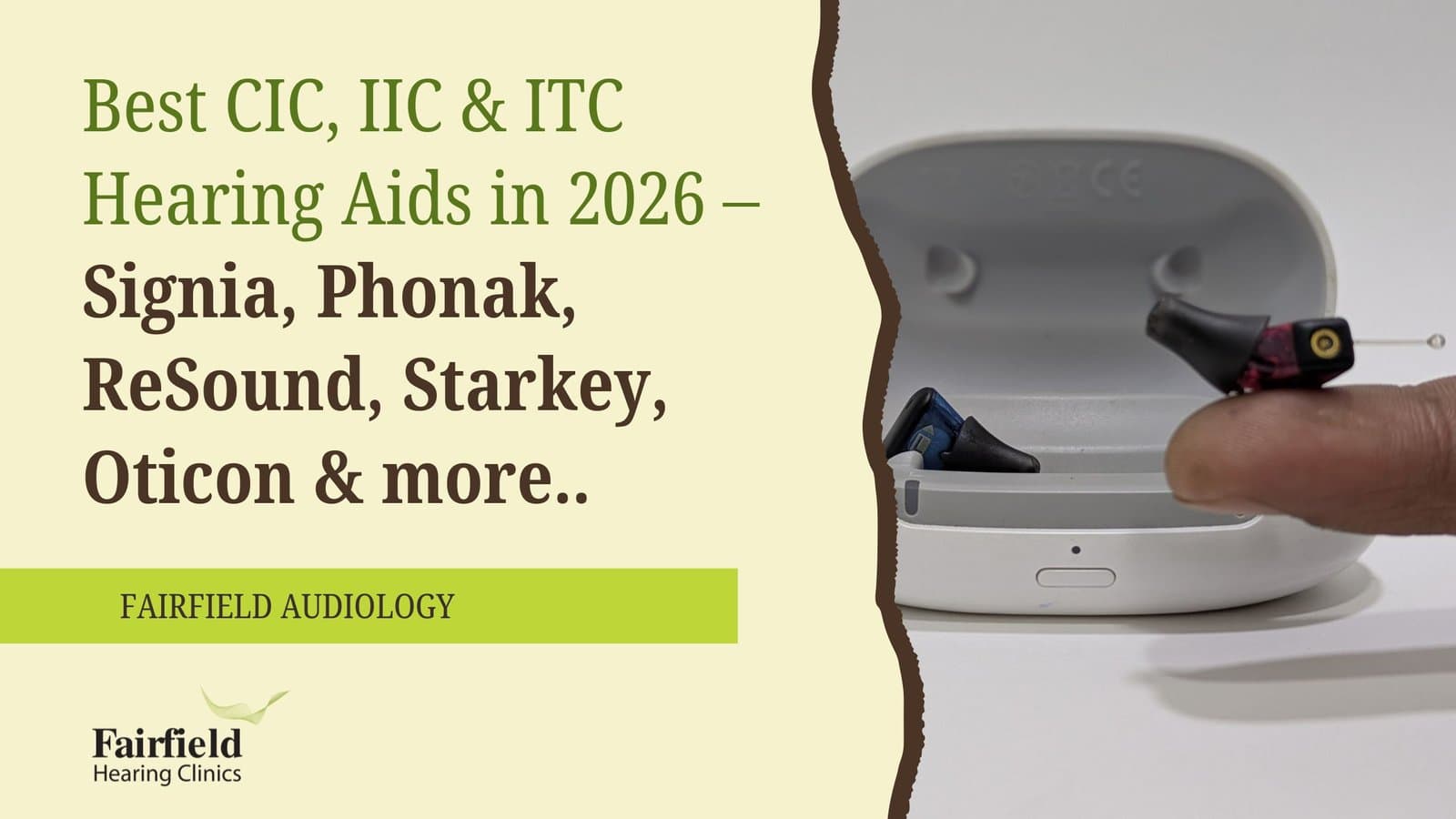 Best CIC, IIC & ITC Hearing Aids in 2026 (Rechargeable & Battery‑Operated)