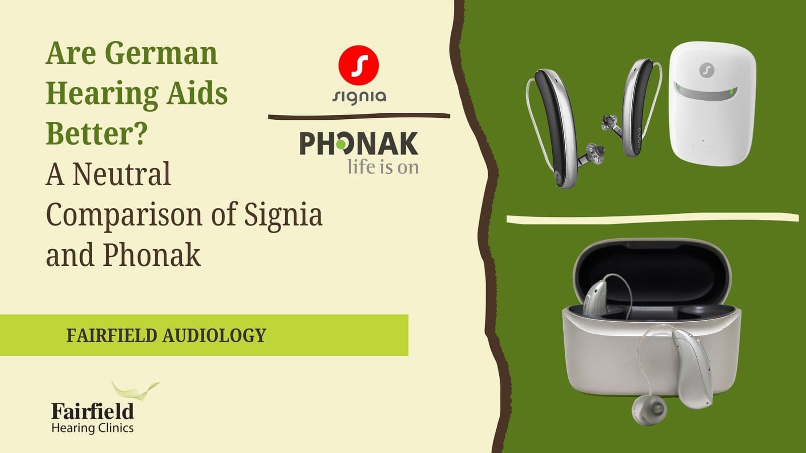 German Hearing Aids (Signia) vs Swiss Hearing Aids (Phonak): A Neutral, Expert Comparison