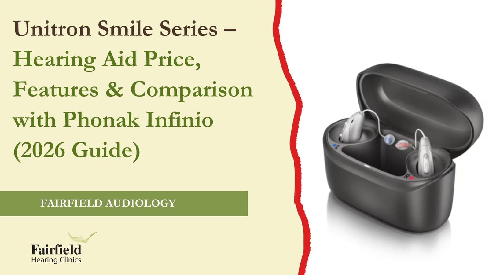 Unitron Smile Series – Hearing Aid Price, Features & Comparison with Phonak Infinio (2026 Guide)